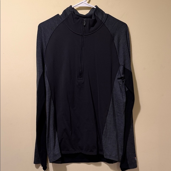 Smartwool Other - Men’s Smartwool 1/2 Zip Base Layer Pullover Merino Sport 250 Wind Gray